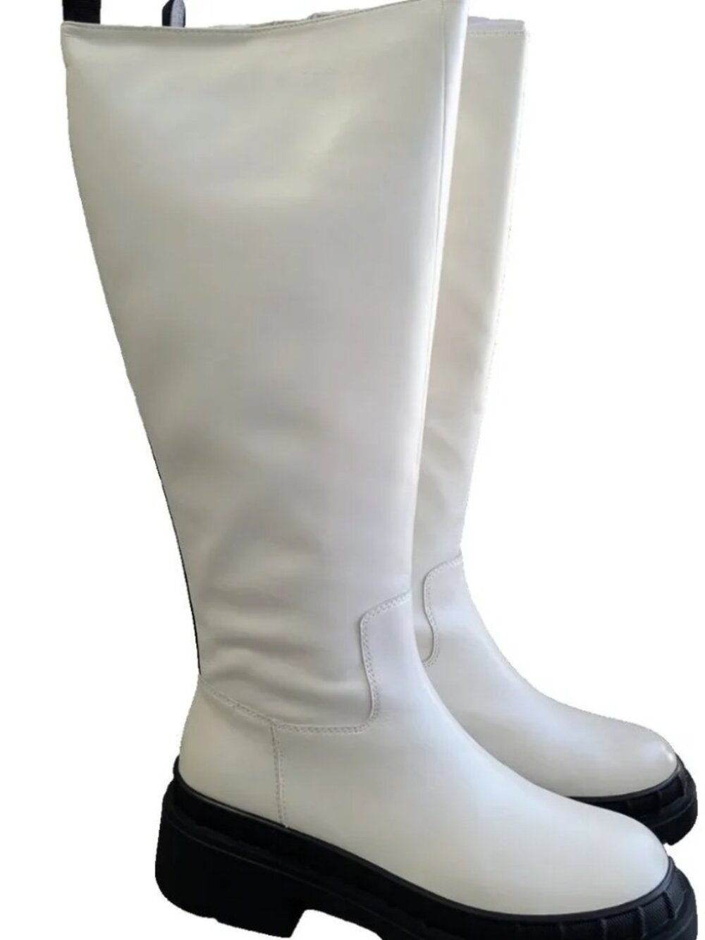 Lisa Vicky Womens Moody-V Leather Water Resistant Knee High Boots